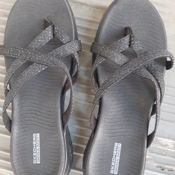 Skechers Women's On-the-go 600 Dainty Flat Sandal Size 10 - Picture 2 of 16